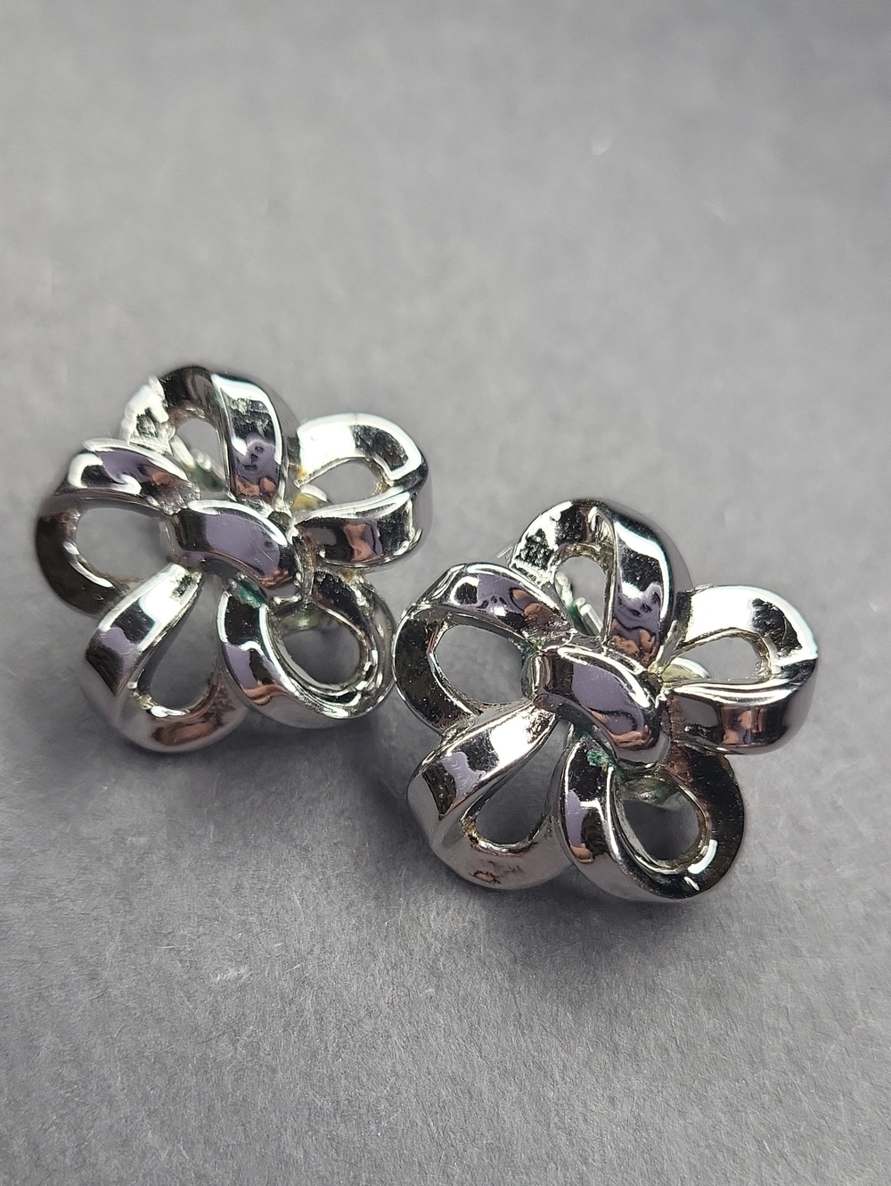 Bow Knot Clip-On Earrings